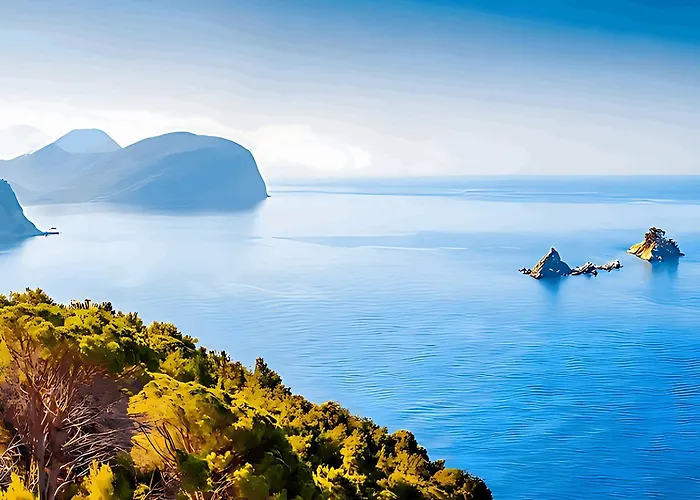 Karolina Grosses Meerblick 2000qm Garten Familien Gruppen Insel Losinj Prázdninový dům Nerezine
